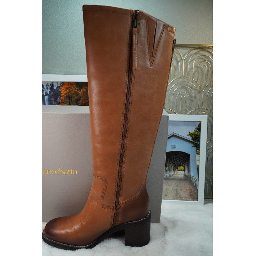 Franco Sarto Women's Kemper Tall Boot - Cognac (Various Size) - Picture 3 of 9